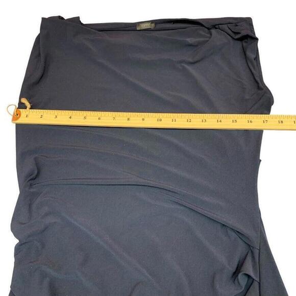 Esprit Womens Navy Sleeveless Cowl Neck Midi Dress Size Medium - Picture 8 of 10